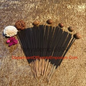 Natural Brown Kemptian Exotic Incense Bundle of 80-100 11 inch sticks